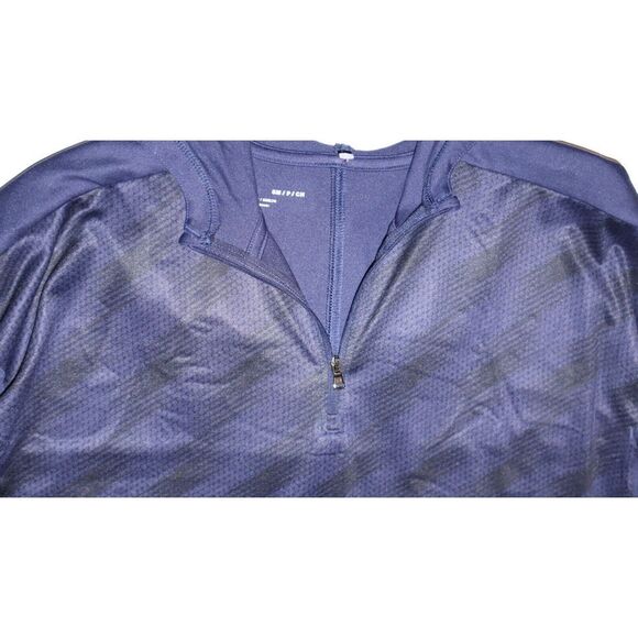 Under Armour 1351230 411 Womens Sz S Academy Blue Locker Emboss 1/4 Zip Pullover - Picture 3 of 7